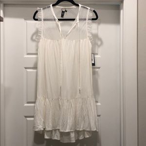 Volcom White sheer top dress